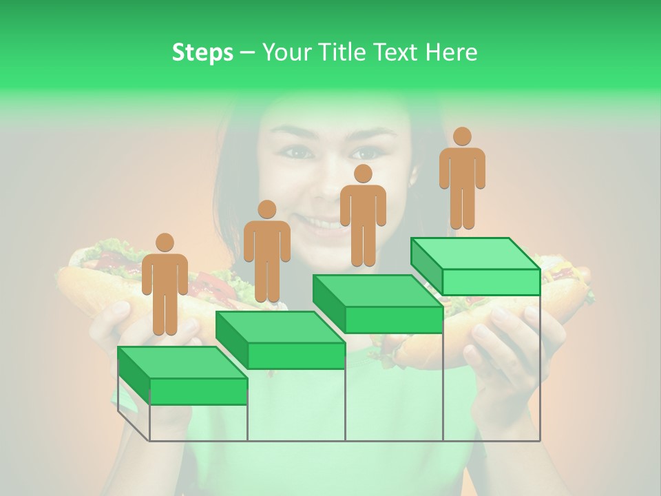 Big People Hot PowerPoint Template