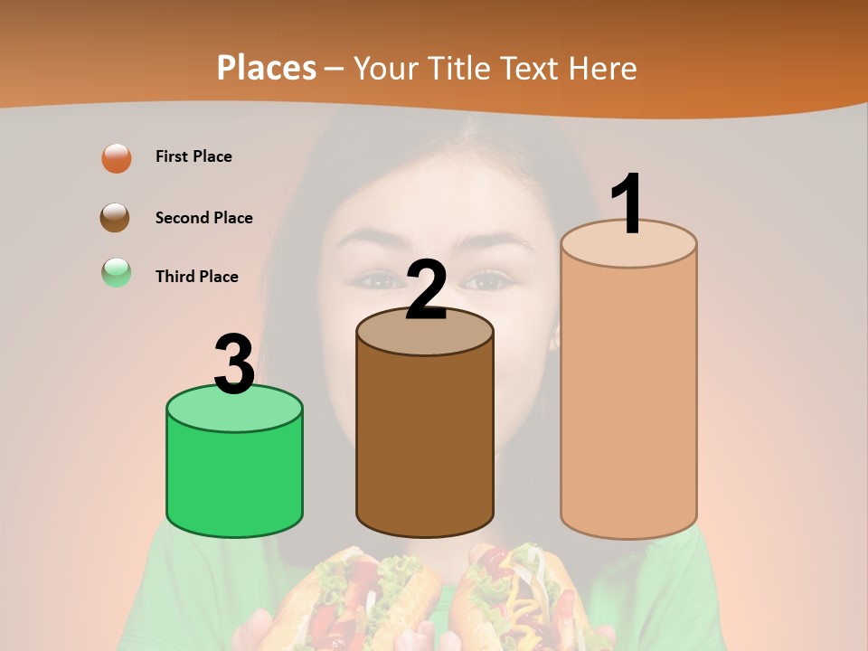 Background Hungry Female PowerPoint Template