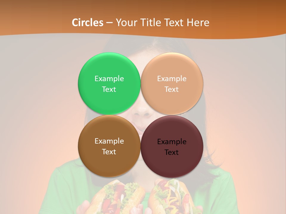 Background Hungry Female PowerPoint Template