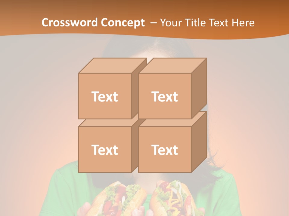 Background Hungry Female PowerPoint Template