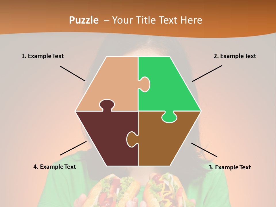 Background Hungry Female PowerPoint Template