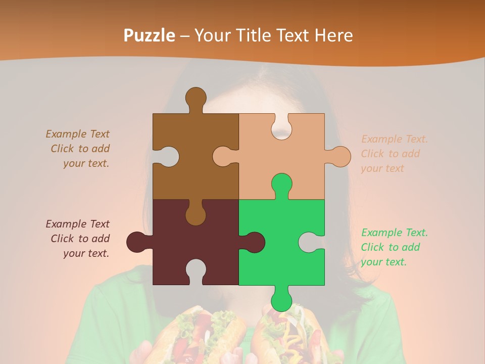 Background Hungry Female PowerPoint Template