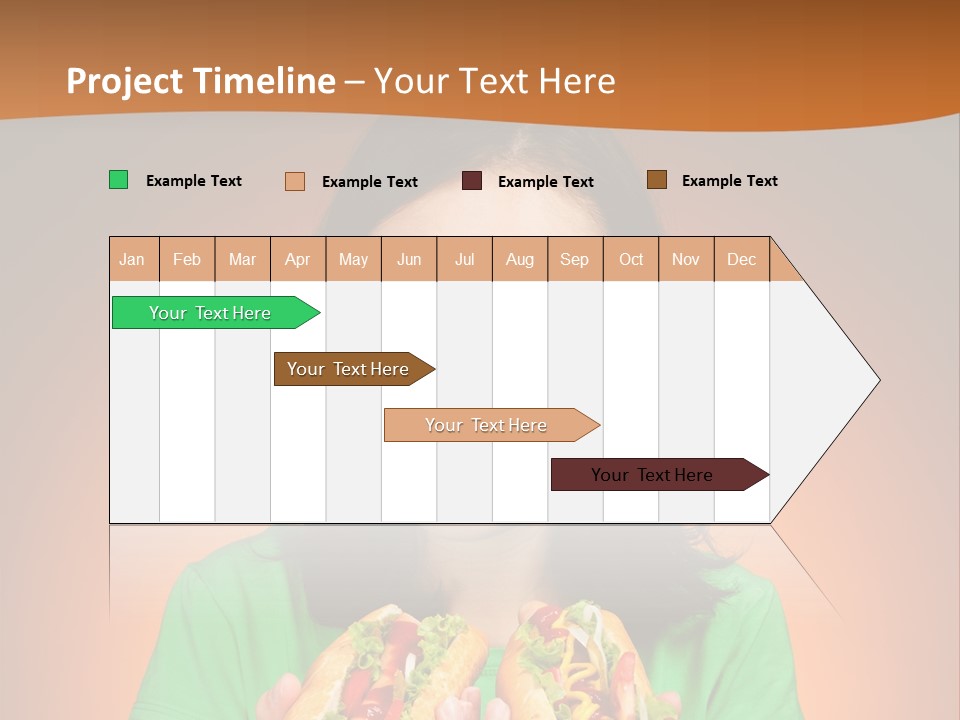 Background Hungry Female PowerPoint Template