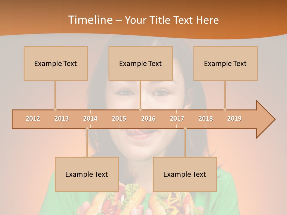 Background Hungry Female PowerPoint Template