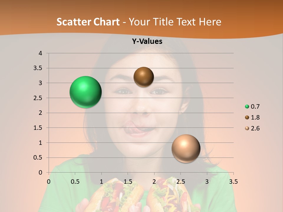Background Hungry Female PowerPoint Template