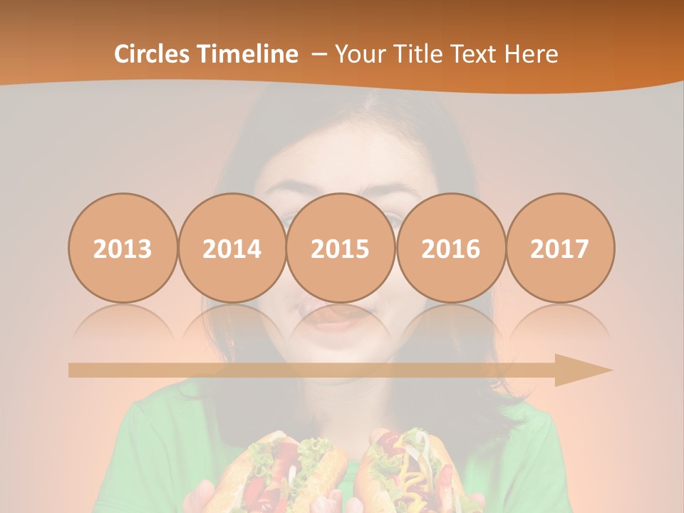 Background Hungry Female PowerPoint Template