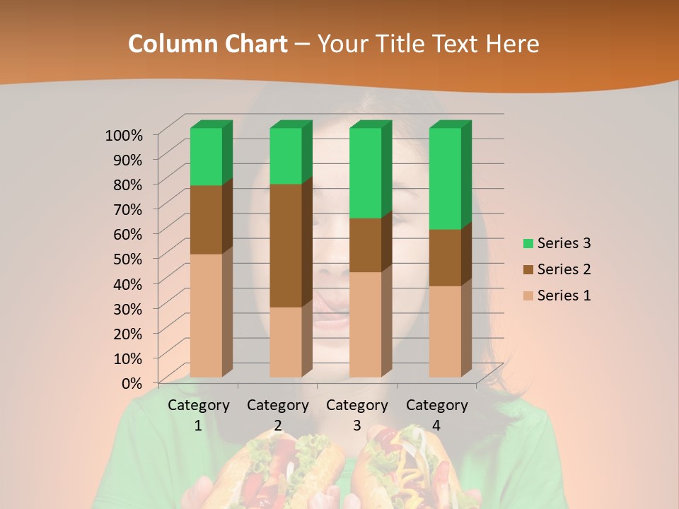 Background Hungry Female PowerPoint Template