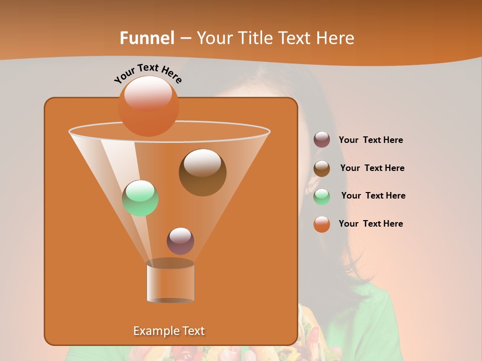 Background Hungry Female PowerPoint Template