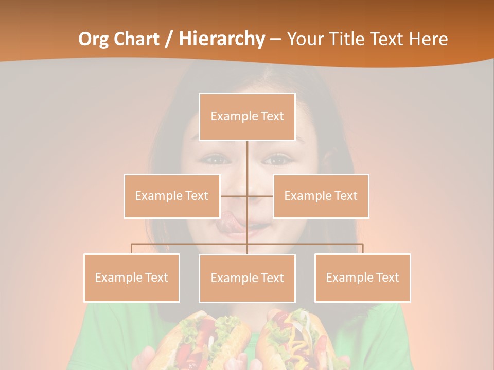 Background Hungry Female PowerPoint Template