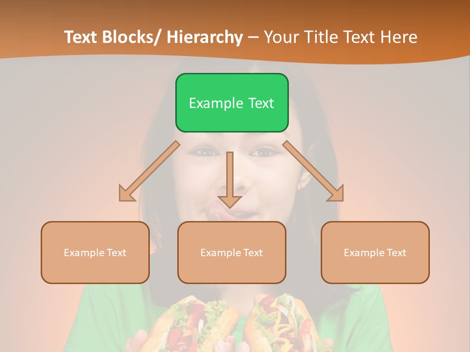Background Hungry Female PowerPoint Template