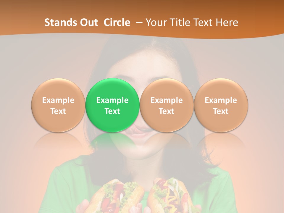 Background Hungry Female PowerPoint Template