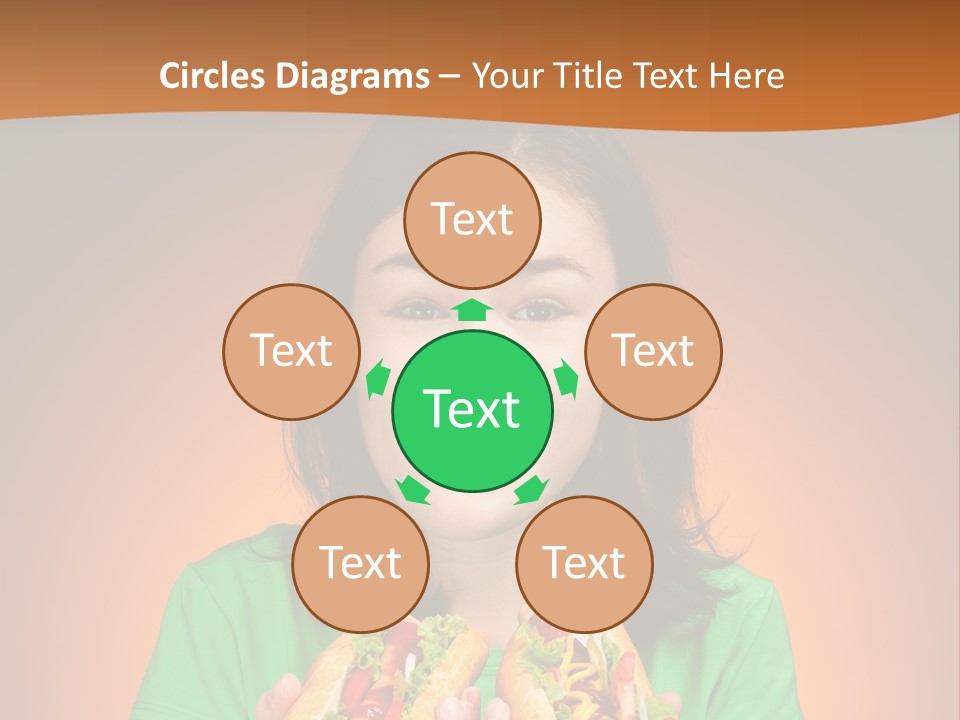 Background Hungry Female PowerPoint Template