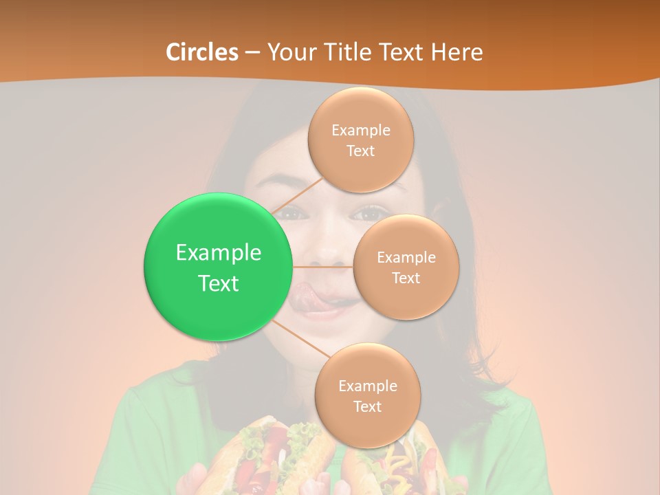 Background Hungry Female PowerPoint Template