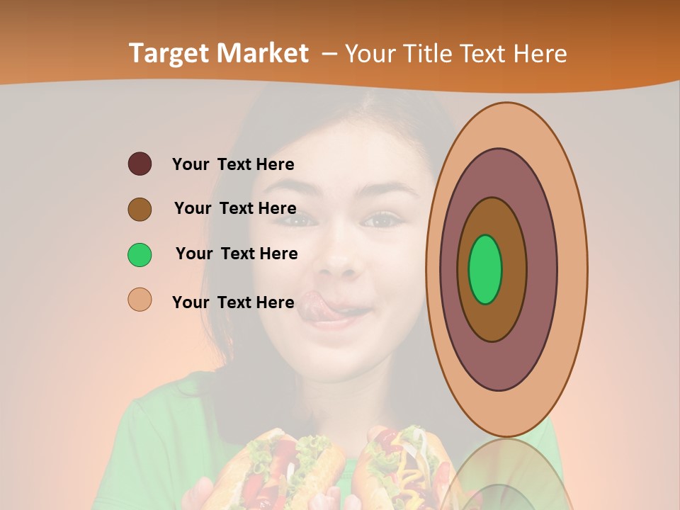 Background Hungry Female PowerPoint Template