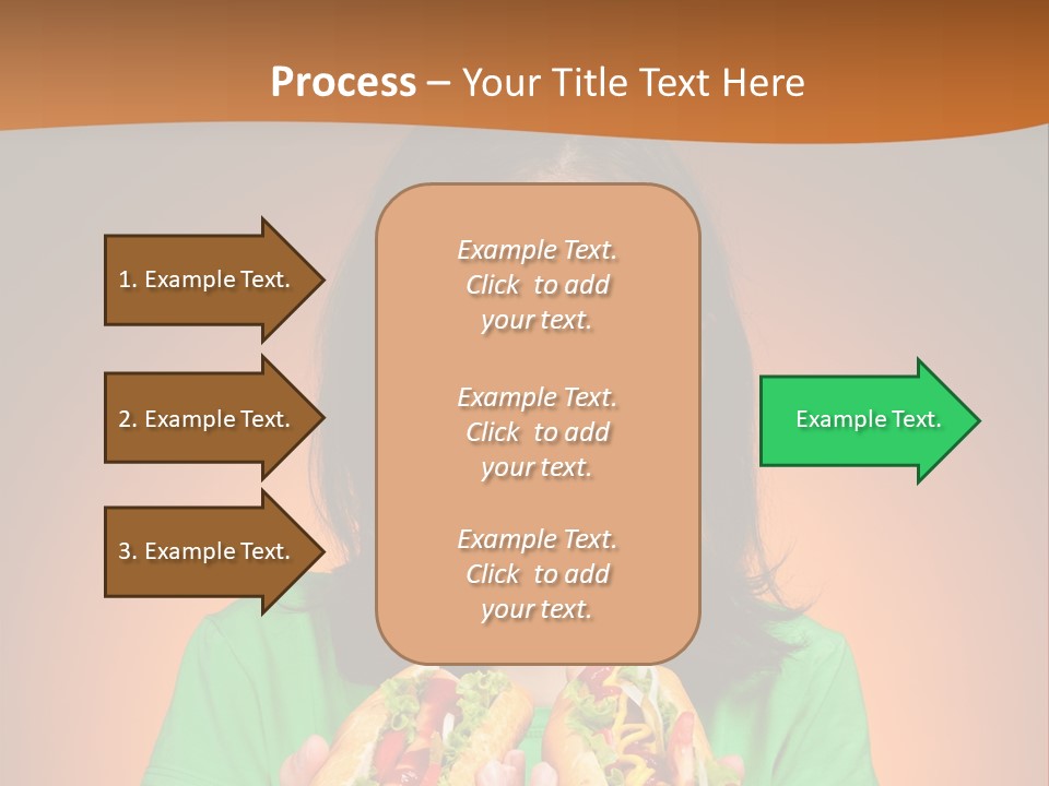 Background Hungry Female PowerPoint Template