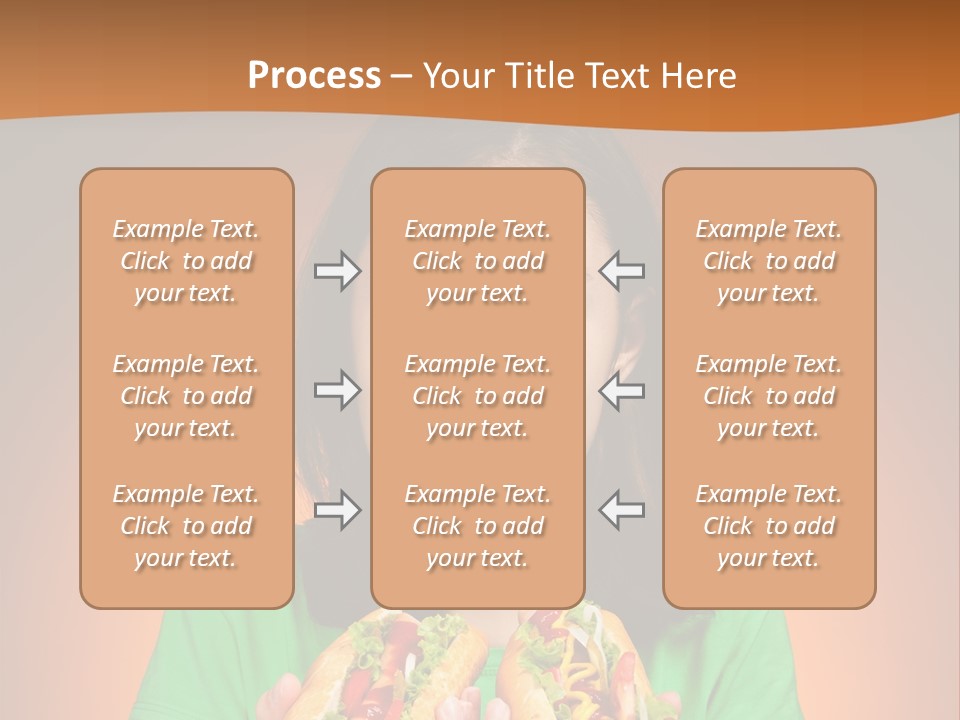 Background Hungry Female PowerPoint Template
