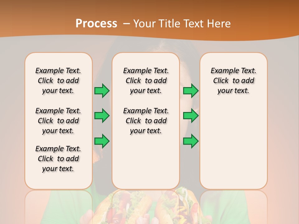 Background Hungry Female PowerPoint Template