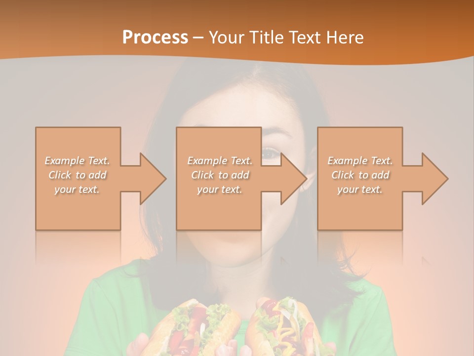 Background Hungry Female PowerPoint Template