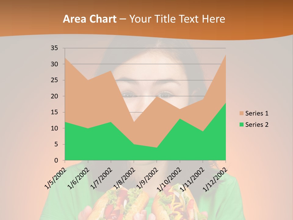 Background Hungry Female PowerPoint Template