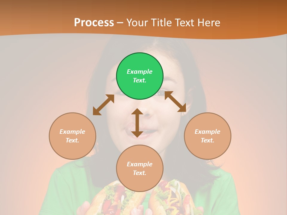 Background Hungry Female PowerPoint Template