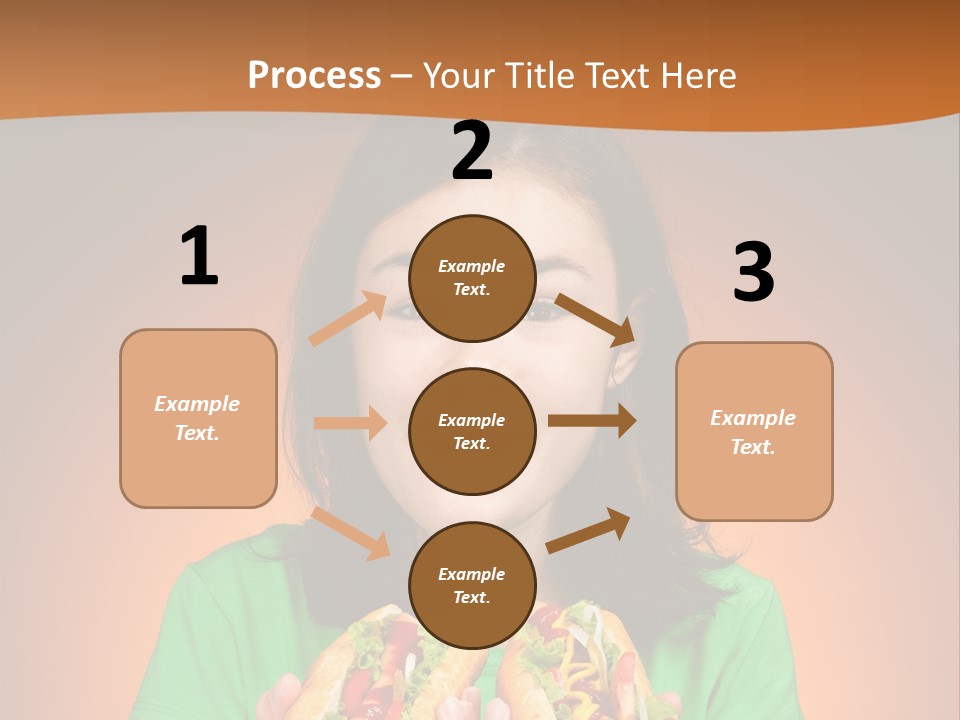 Background Hungry Female PowerPoint Template