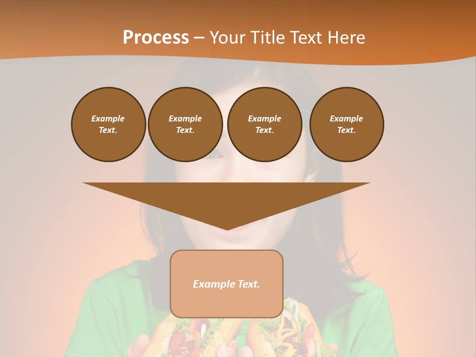 Background Hungry Female PowerPoint Template