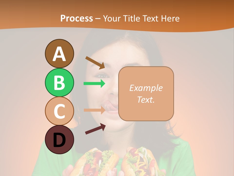 Background Hungry Female PowerPoint Template