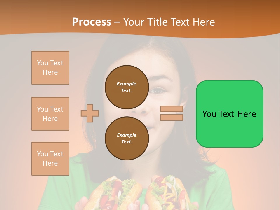 Background Hungry Female PowerPoint Template