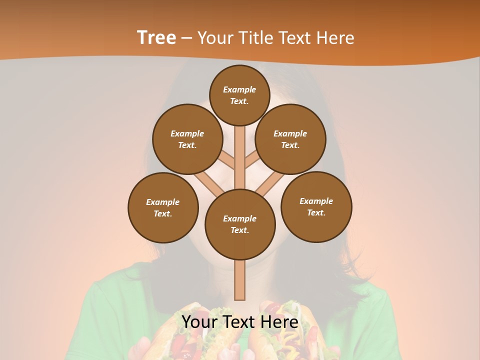 Background Hungry Female PowerPoint Template