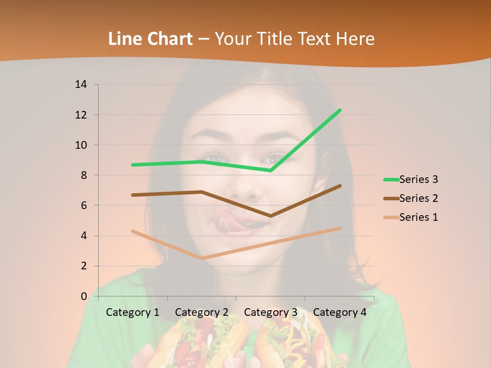 Background Hungry Female PowerPoint Template