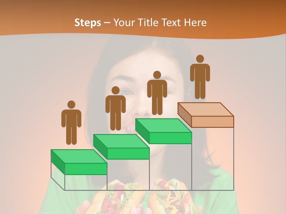 Background Hungry Female PowerPoint Template