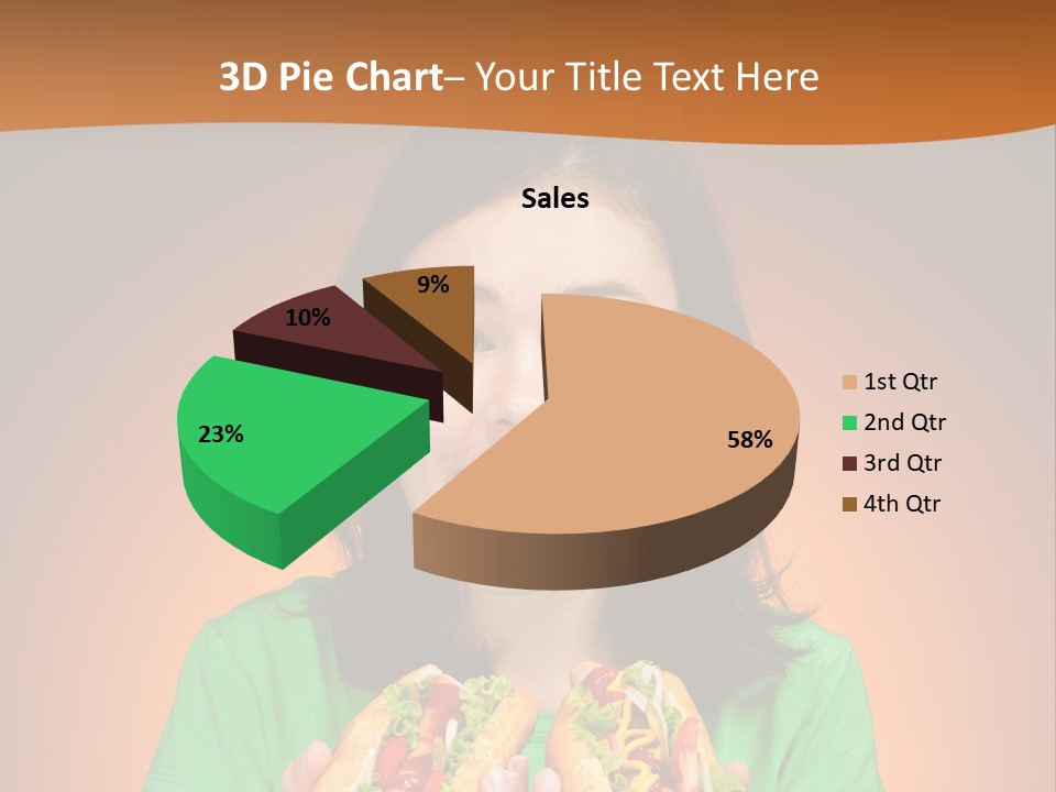 Background Hungry Female PowerPoint Template