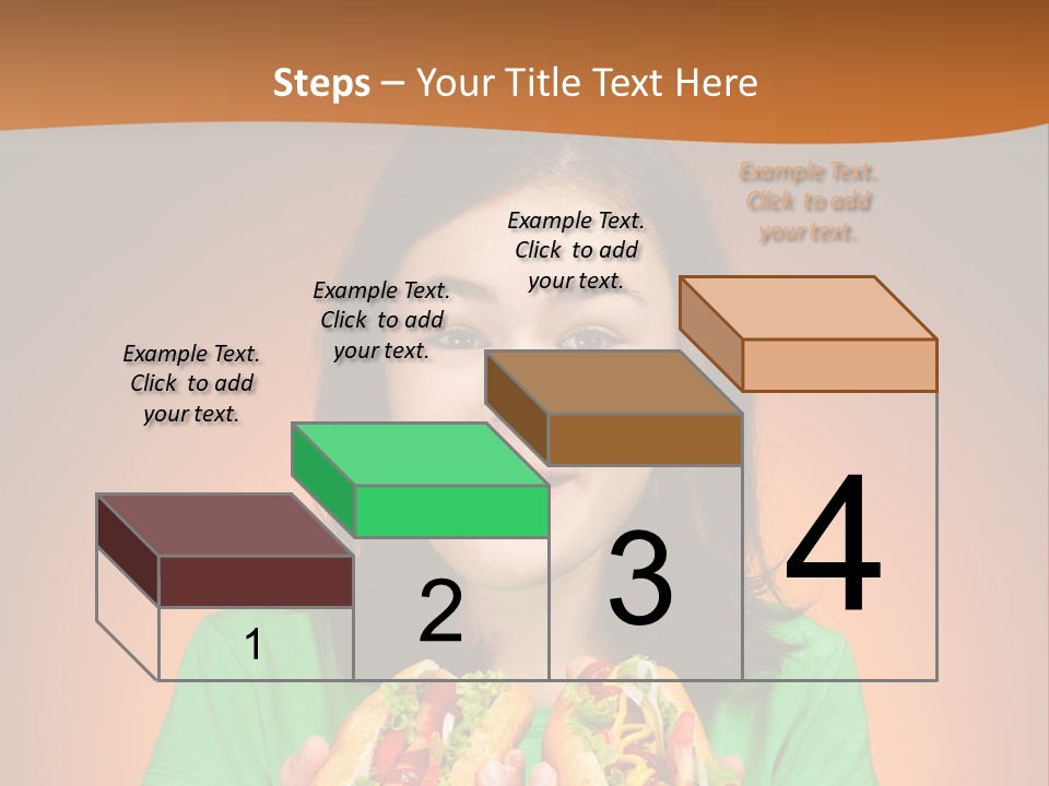 Background Hungry Female PowerPoint Template