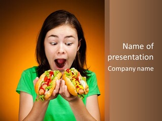 Junk Yellow Smile PowerPoint Template