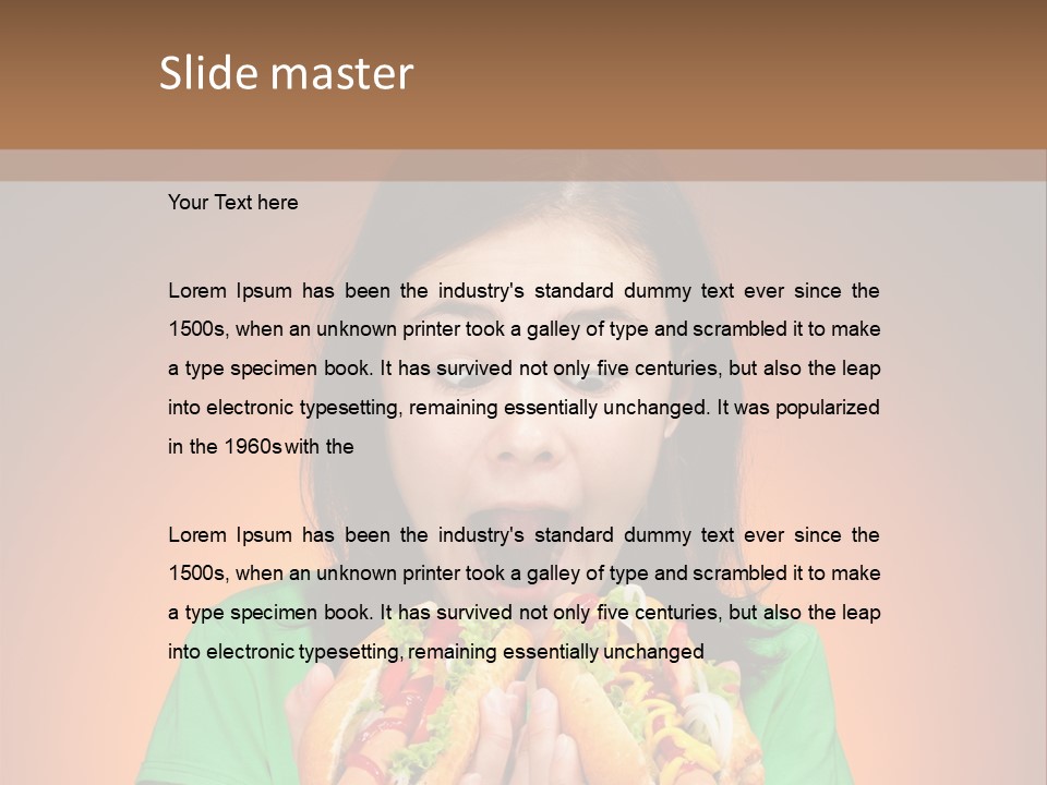 Junk Yellow Smile PowerPoint Template