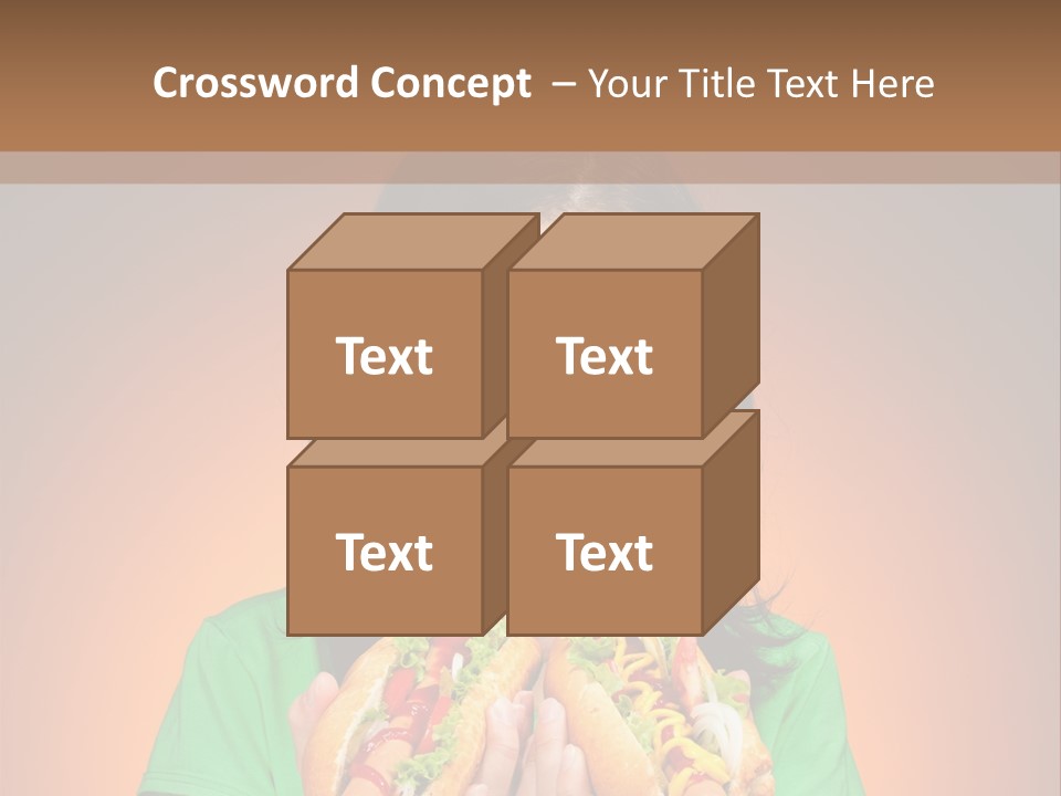 Junk Yellow Smile PowerPoint Template