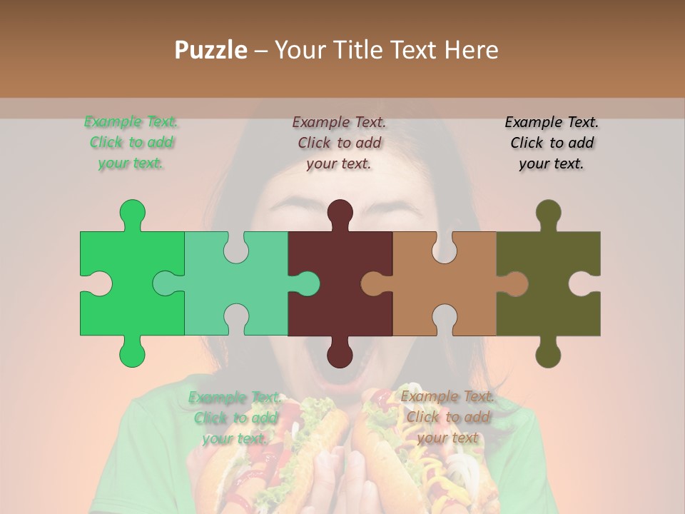 Junk Yellow Smile PowerPoint Template