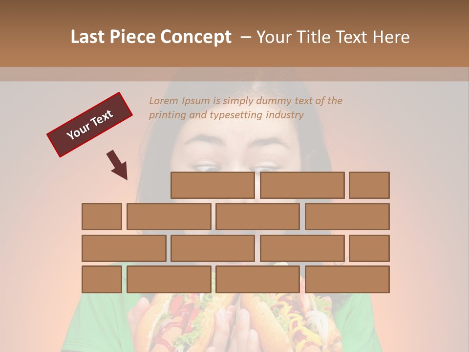 Junk Yellow Smile PowerPoint Template