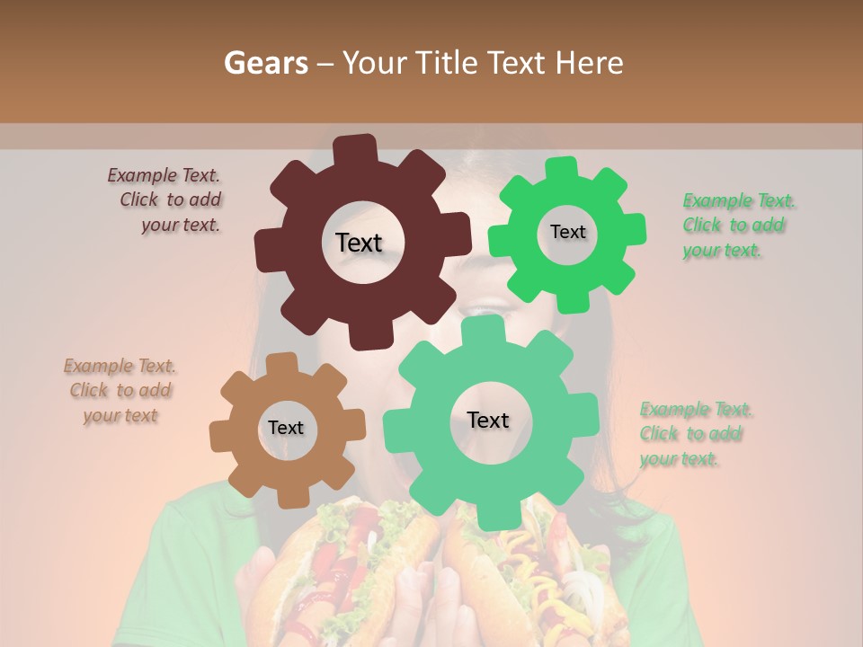 Junk Yellow Smile PowerPoint Template