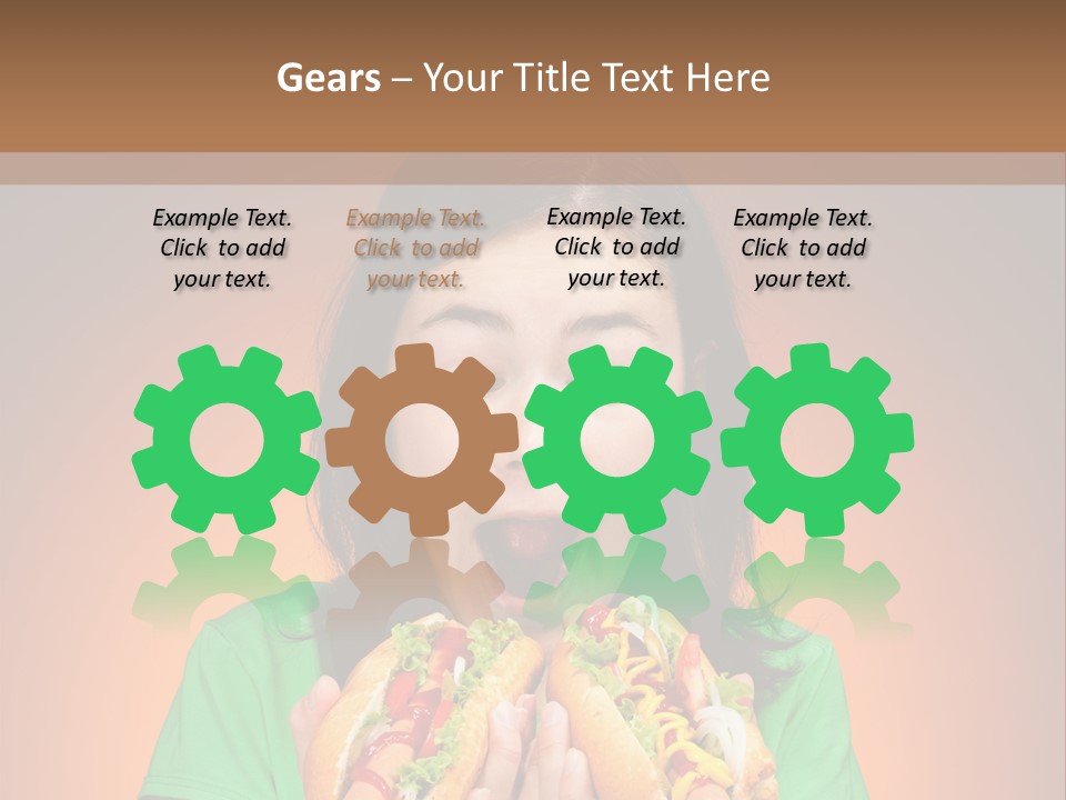 Junk Yellow Smile PowerPoint Template