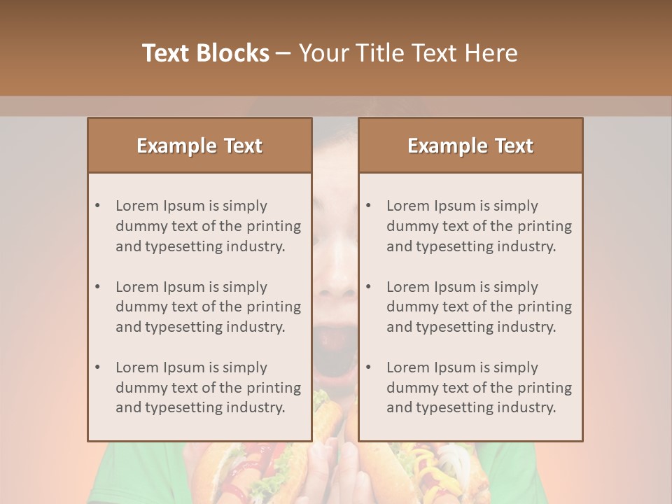 Junk Yellow Smile PowerPoint Template