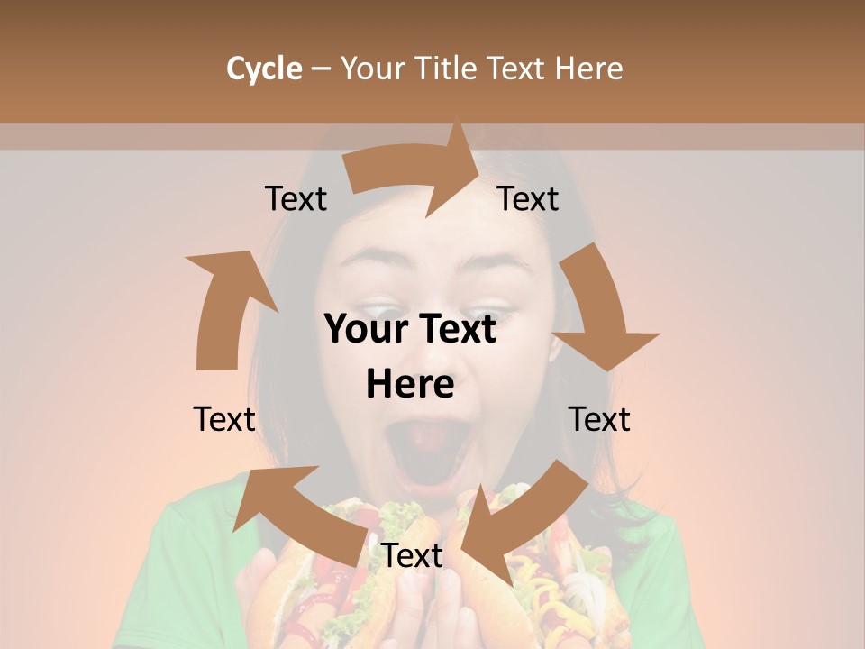 Junk Yellow Smile PowerPoint Template