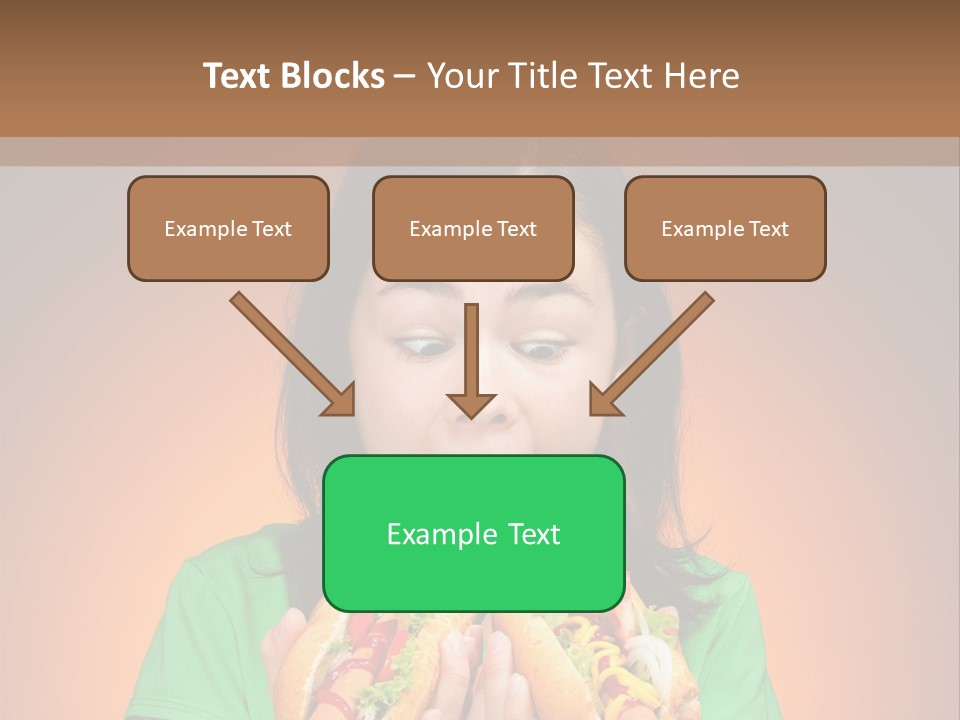 Junk Yellow Smile PowerPoint Template