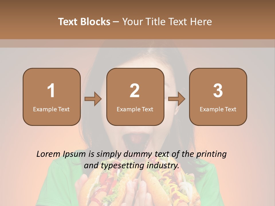 Junk Yellow Smile PowerPoint Template