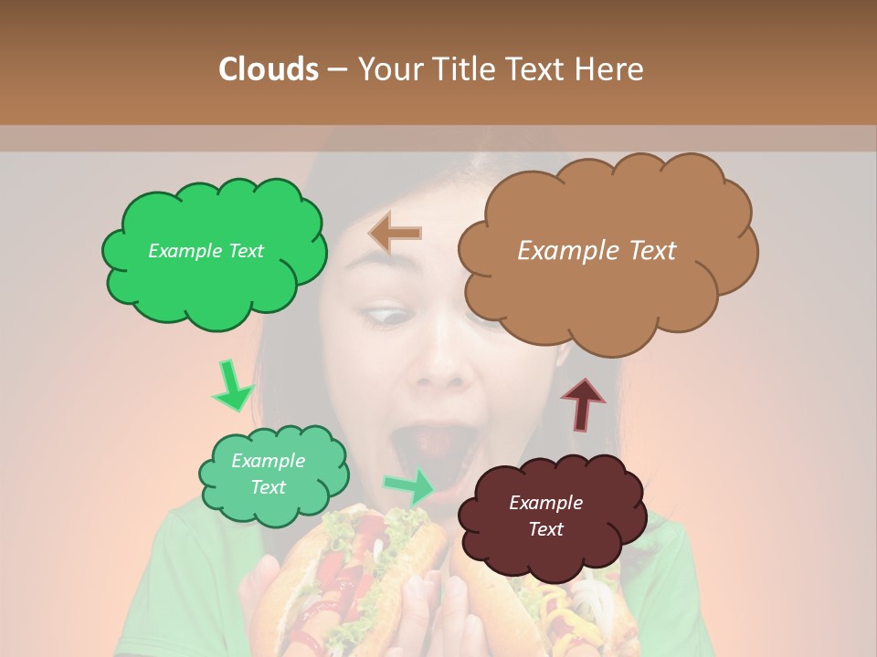 Junk Yellow Smile PowerPoint Template