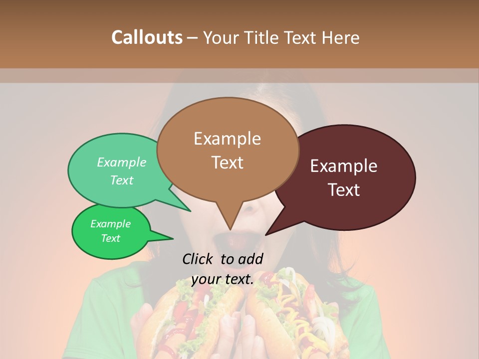 Junk Yellow Smile PowerPoint Template
