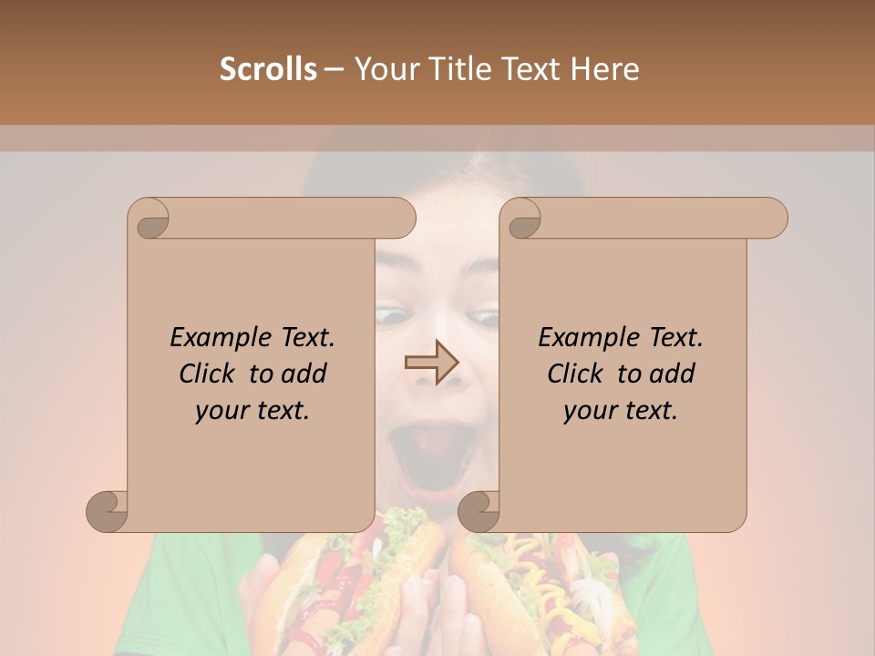 Junk Yellow Smile PowerPoint Template