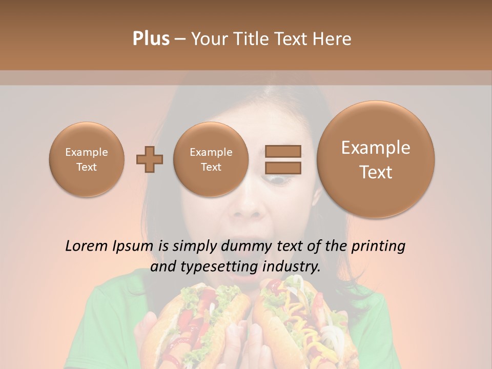 Junk Yellow Smile PowerPoint Template
