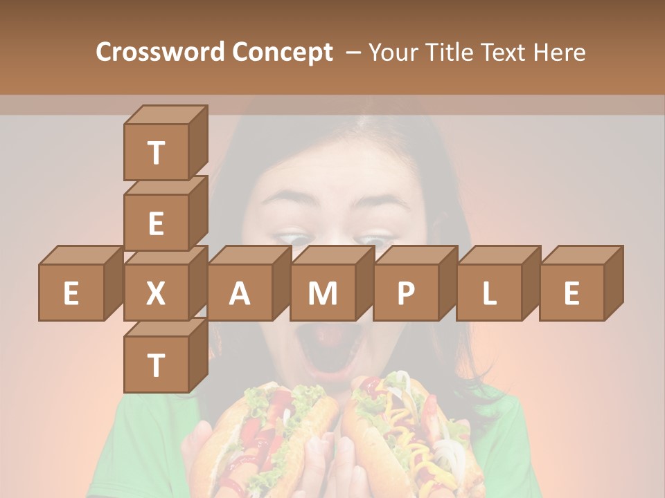 Junk Yellow Smile PowerPoint Template