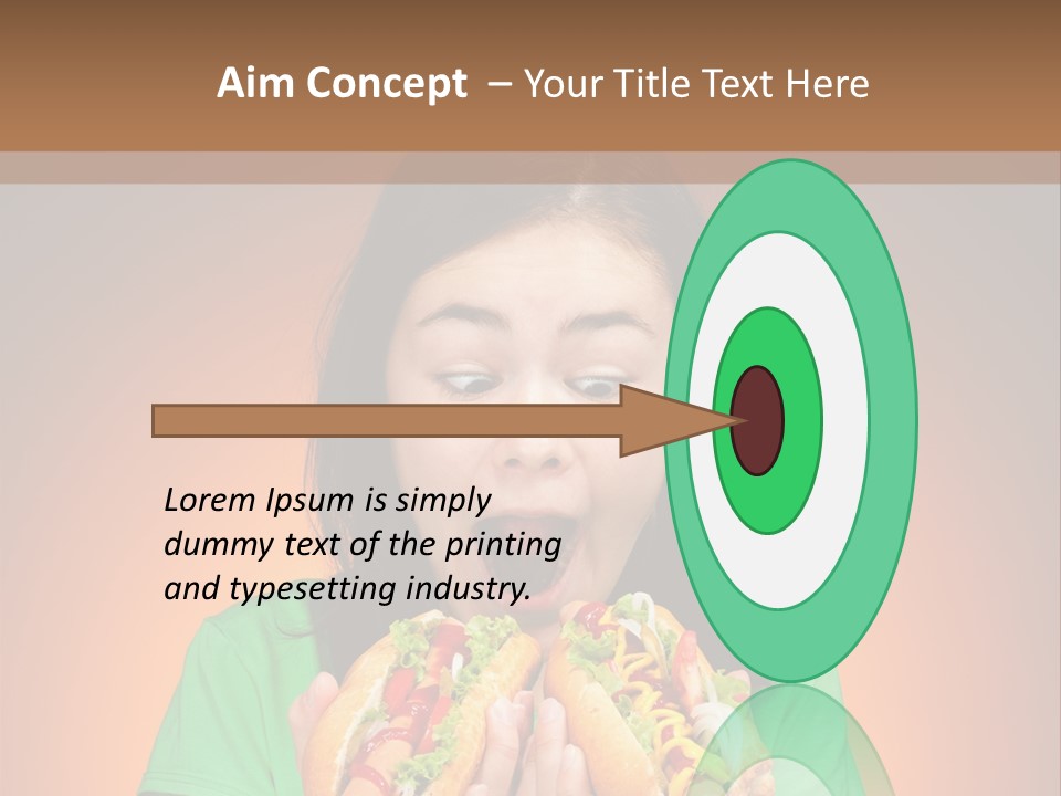 Junk Yellow Smile PowerPoint Template